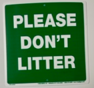 Don't Litter