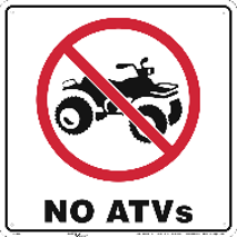 No ATVs