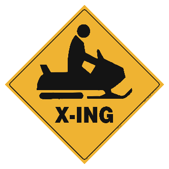 Snowmobile Crossing