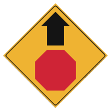 Stop Ahead (3M Sheeting)